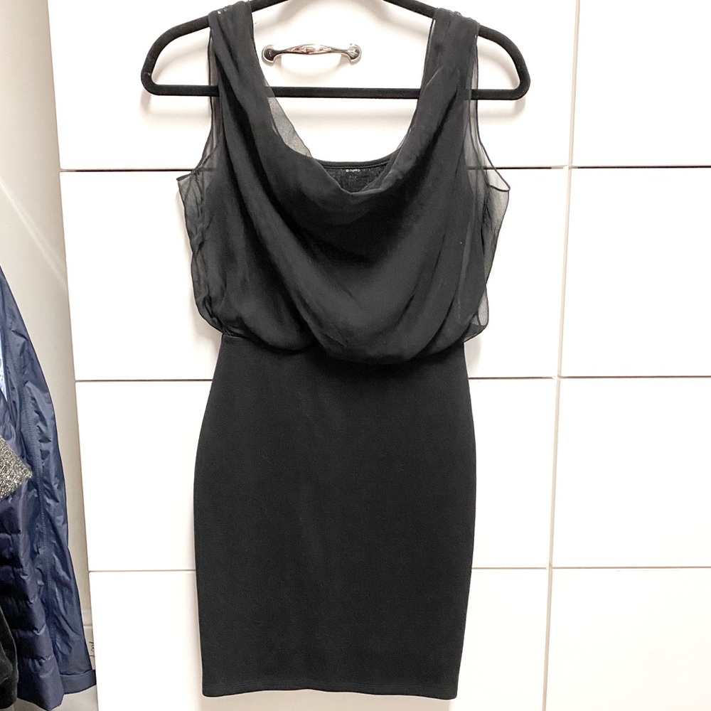 Bailey 44 Black Stretch & Sequin Dress